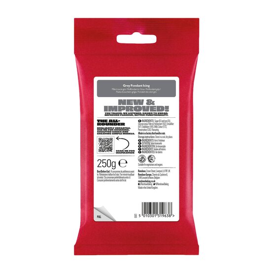 Renshaw Ready To Roll Grey Icing 250g image number 2