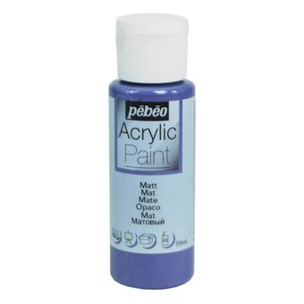 Pebeo Violet Matt Acrylic Craft Paint 59ml