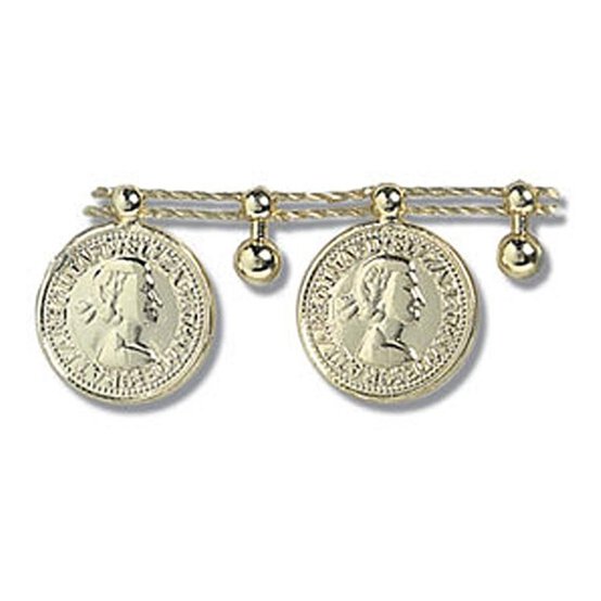 Gold Coin Drop Pearl Beading by the Metre image number 2