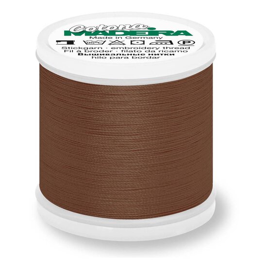 Madeira Coffee Brown Cotona 30 Thread 200m (678) image number 1