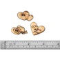 Trimits Wooden Love Buttons 6 Pieces image number 3