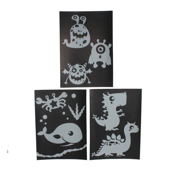 Dinosaur Scratch Art 3 Pack image number 2