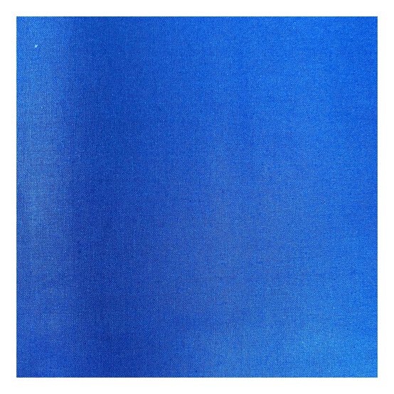 Royal Blue Cotton Homespun Fabric by the Metre
