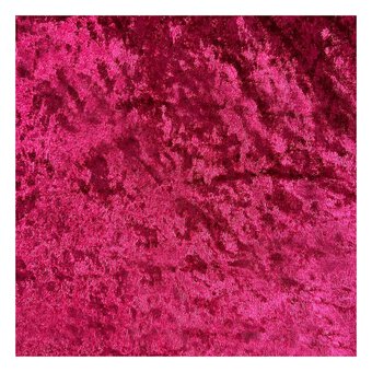 Wine Crushed Velour Fabric by the Metre