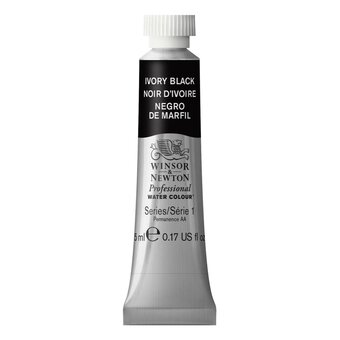 Winsor & Newton Ivory Black Professional Watercolour Tube 5ml