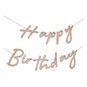 Ginger Ray Wooden Happy Birthday Bunting 1.5m image number 1