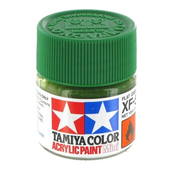 Tamiya Colour Acrylic Paint XF-5 Flat Green 10ml