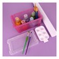 Whitefurze Allstore 2.6 Litre Transparent Pink Storage Box  image number 2