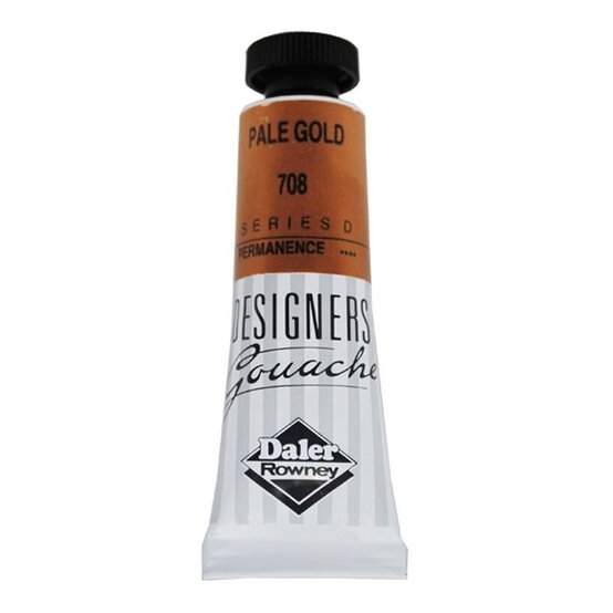 Daler Rowney Pale Gold Designers' Gouache 15ml image number 1