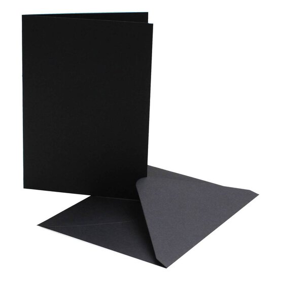 Black Cards  A6 6 Pack image number 1