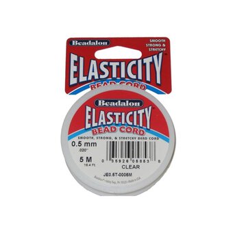 Beadalon Elasticity Bead Cord Reel 0.5mm x 5m