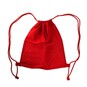 Red Cotton Drawstring Bag image number 1