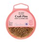Hemline Brass Craft Pins 450 Pack image number 1