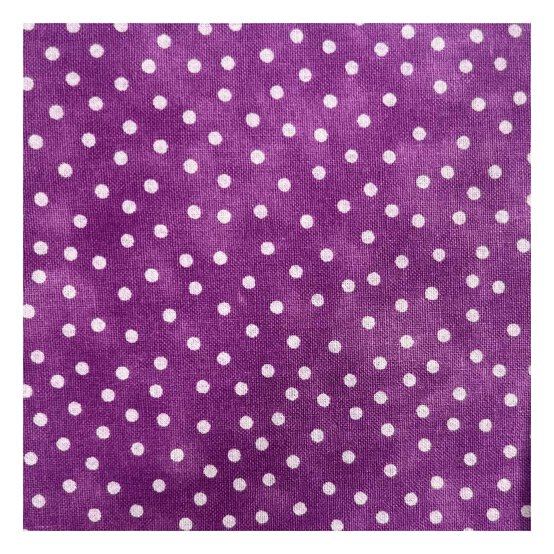 Lilac Spotty Cotton Textured Blender Fabric by the Metre image number 2