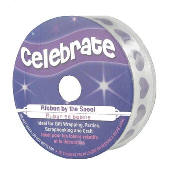 Purple Heart Ribbon 16mm x 4m