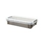 Whitefurze Allstore 0.75 Litre Transparent Grey Storage Box  image number 1