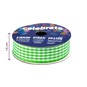 Lime Gingham Ribbon 15mm x 4m image number 4