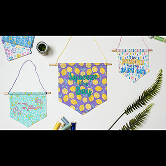 How to Sew Embroidery Wall Hangings