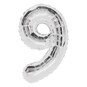 Extra Large Silver Foil 9 Balloon image number 1