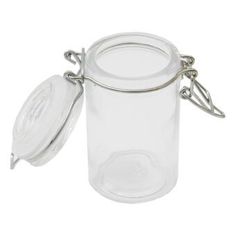 Clear Clip-Top Glass Jar 80ml