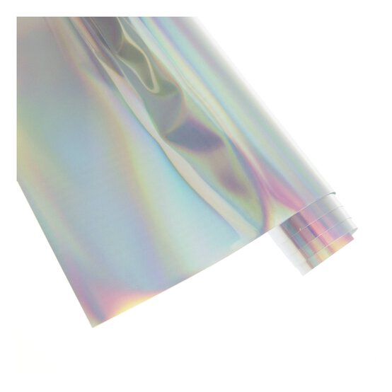 Holographic PU Iron-On Vinyl 12 x 24 Inches image number 3