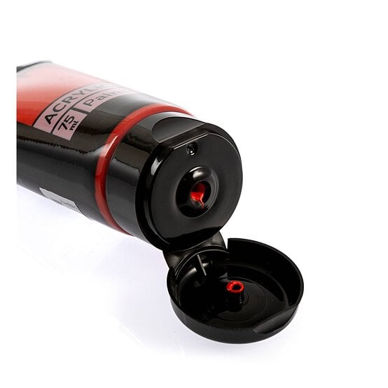 Bright Red Art Acrylic Paint 75ml image number 3