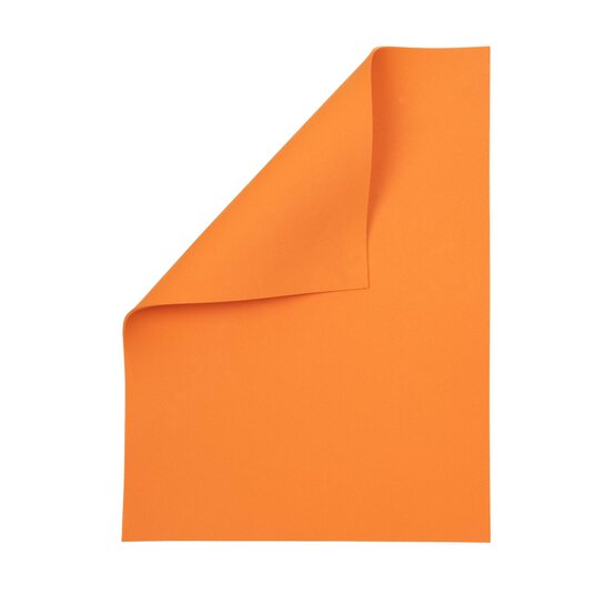 Orange EVA Foam Sheet 22.5cm x 30cm image number 1