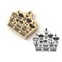 Crown Wooden Stamp 8cm x 8.8cm image number 2