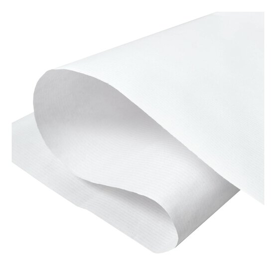 White Kraft Wrapping Paper 70cm x 8m image number 2