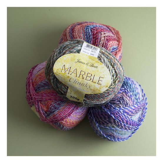 James C Brett Forest Floor Marble Chunky Yarn 200g image number 3