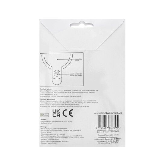 Extra Large Rose Gold Foil Number 0 Balloon image number 4