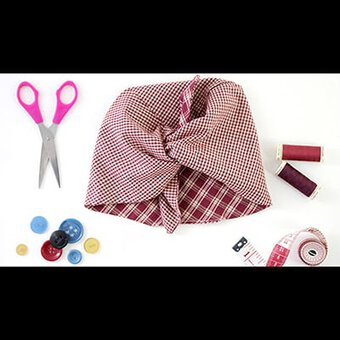 How to Sew a Land Girl Style Head Scarf