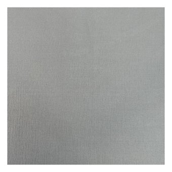 Silver Cotton Homespun Fabric by the Metre