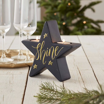 How to Make a Brush Lettered Tea Light Holder