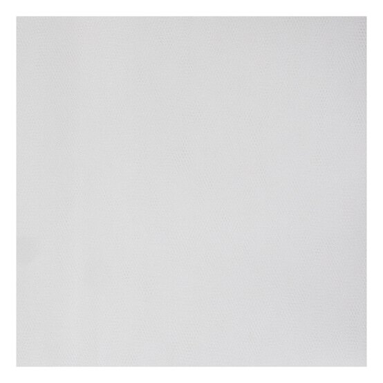 White Nylon Dress Net Fabric by the Metre image number 2