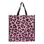 Pink Leopard Woven Bag for Life image number 2