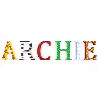 How to Decorate Wooden Letters