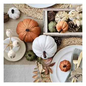 Rust Plush Pumpkin 12cm