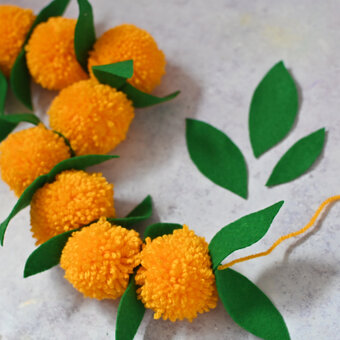 How to Make a Diwali Garland