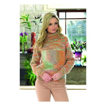 James C Brett DK Lady's Jumper Pattern JB414