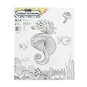 Seahorse Colour-in Canvas image number 4