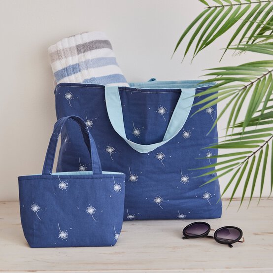 How to Sew Fat Quarter Tote Bags image number 1