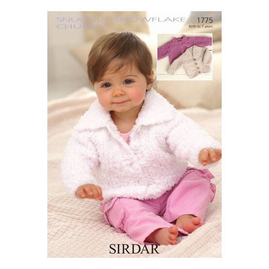 Sirdar Snowflake Chunky Cardigans Digital Pattern 1775 image number 1