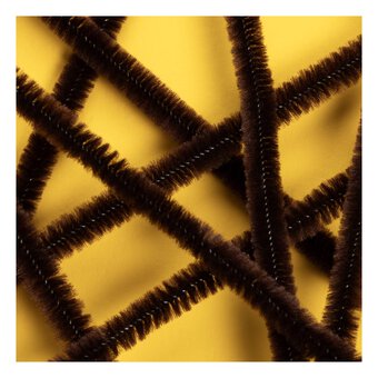 Dark Brown Pipe Cleaners 12 Pack