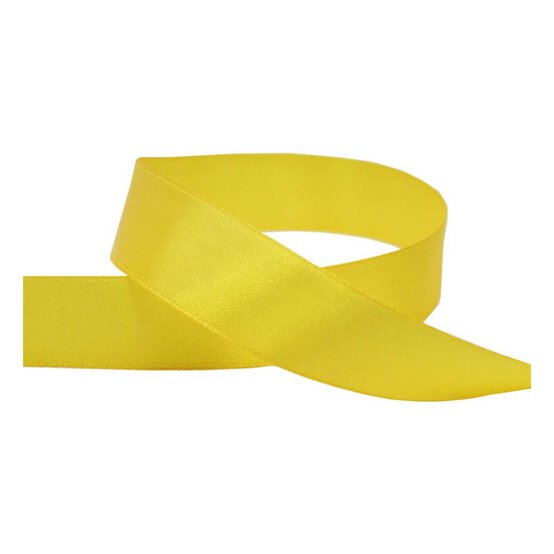 Daffodil Satin Ribbon 20 mm x 15 m