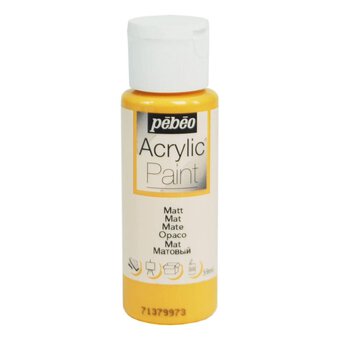 Pebeo Apricot Matt Acrylic Craft Paint 59ml