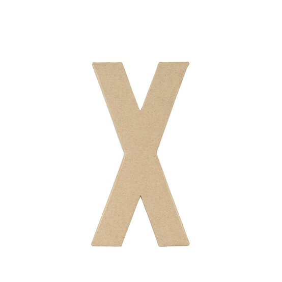 Mache Letter X 20cm image number 4