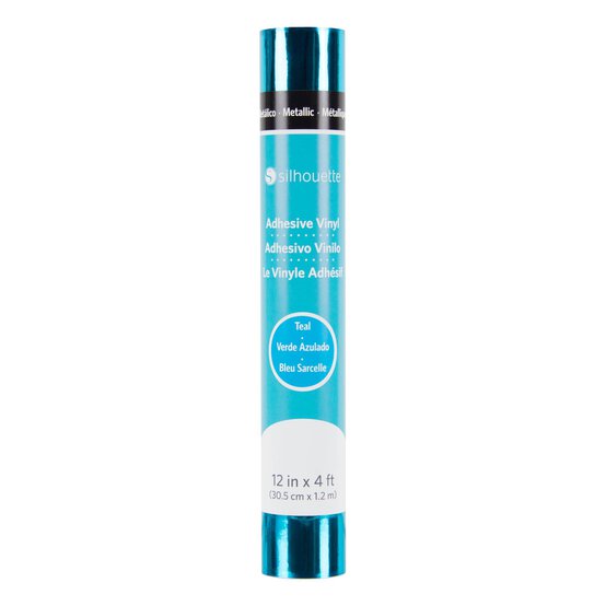 Silhouette Teal Adhesive Vinyl 12 x 48 Inches image number 1