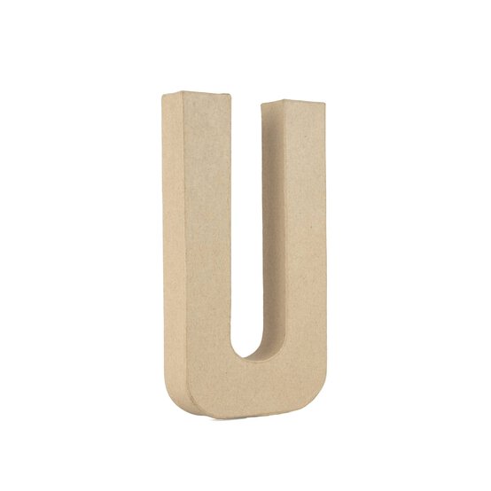 Mache Letter U 20cm image number 1