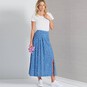 New Look Women's Pleated Skirt Sewing Pattern N6659 image number 5
